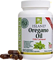 Island Nutrition, Oregano Oil Capsules, Organic Ingredients - Super-St