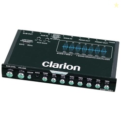 Clarion EQS755V 7-Band Car Audio 1/2-DIN Size Car Graphic Equalizer/Cr