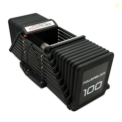 PowerBlock Pro 100 Adjustable Dumbbell, Sold As A Single Unit 5-100 lb