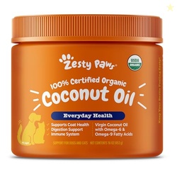 Coconut Oil for Dogs - Certified Organic & Virgin Superfood Supplement