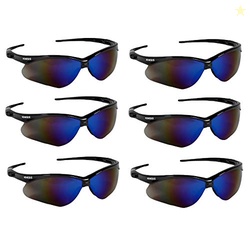 KleenGuard V30 Nemesis Safety Glasses / Sunglasses 14481 Black Frame, 
