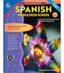 Carson Dellosa Skills for Success Spanish Workbook, Parts of Speech, G