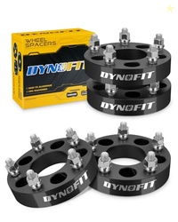 Dynofit 5x4.5 to 5x5 Wheel Adapters 1.25" 4Pcs for Jeep Jk Wk Wj Xk Wh