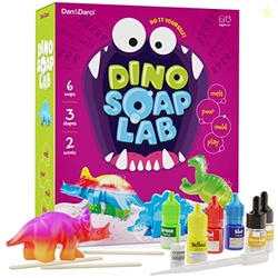 Dan&Darci Dino Soap Making Kit for Kids, Dinosaur Science Toys Kits, G