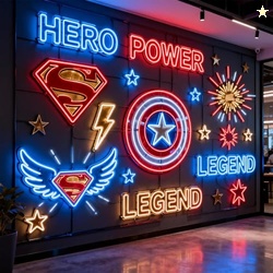 Custom LOGO Neon Sign, Personalized Led Logo Signs for Business Wall, 