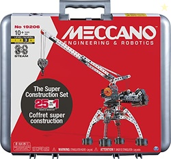 MECCANO, Super Construction 25-in-1 Motorized Building Set, STEAM Educ