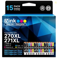 E-Z Ink 270 271 XL Ink Compatible for Canon 270 271 PGI-270XL CLI-271X
