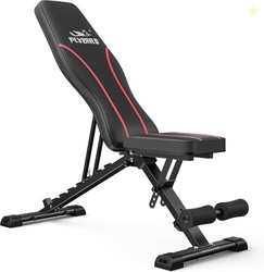FLYBIRD WB2 Weight Bench, Utility Adjustable Weight Bench for Full Bod