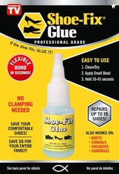 Shoe-Fix Glue Professional Grade Repair Adhesive for All Footwear Inst