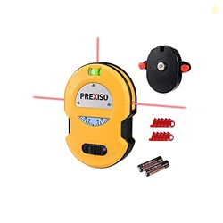 PREXISO Multi Surface Laser Level LED Light Vial, 30Ft Horizontal & Ve