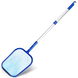 Evob Pool Skimmer Net with Adjustable 17-40" Telescopic Pole - Fine Me