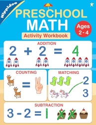 Preschool Math Workbook: Number Tracing, Addition and Subtraction math