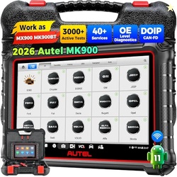 Autel Scanner MaxiCOM MK900: 2026 Updated as MK900BT MK900-BT MX900 Bi