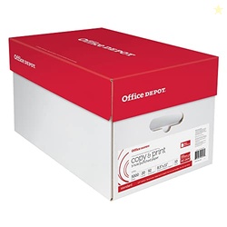 Office Depot 3-Hole Punched Multi-Use Printer & Copy Paper, 10 Reams, 
