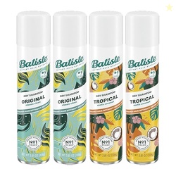 Batiste Dry Shampoo Spray 4-Pack Variety Mix, Original Clean and Class