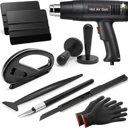 Spanno Heat Gun for Vinyl Wrap, Car Wrapping Kit Include Heat Gun, Squ