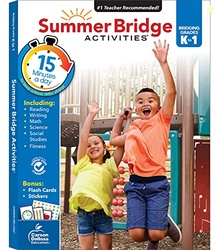 Summer Bridge Activities Kindergarten to 1st Grade Workbooks, Activity