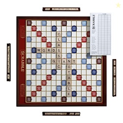 Scrabble Giant Deluxe Edition by WS Game Company with Oversized Rotati
