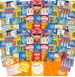 Snack Box Variety Pack (150 Count) - Bulk Snacks Variety Pack for Adul