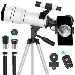 ToyerBee Telescope for Adults & Kids, 70mm Aperture Astronomical Refra