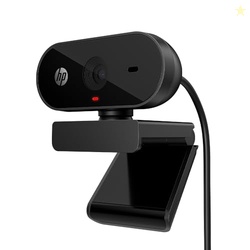 HP 320 FHD Webcam - USB-A Computer Camera with Mic & Privacy Cover - f