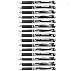 Pentel EnerGel RTX Deluxe Retractable Liquid Gel Pen, Fine .7mm Metal 