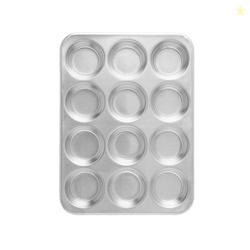 Nordic Ware Natural Aluminum Commercial Muffin Pan, 12 Cup