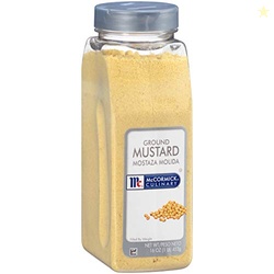 McCormick Culinary Ground Mustard, 16 oz - One 16 Ounce Container of G