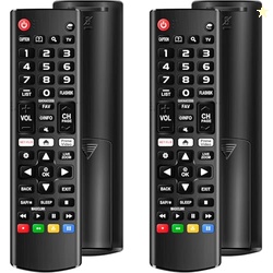 (Pack of 2) Universal Remote for LG Smart TV, Compatible with All LG T