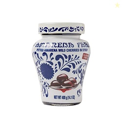 Amarena Fabbri Wild Cherries in Syrup, Gluten Free, Non GMO, Vegan, 40