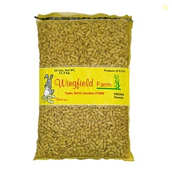 Wingfield Farm WINGFIELD-25 25 lb Virginia in Shell Animal Peanuts (25