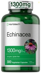 Horbach Echinacea Extract Capsules | 300 Count | Vegan, Non-GMO, Glute