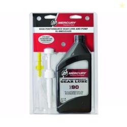 Mercury Marine New OEM High Performance Gear Lube with Hand Pump, 91-8