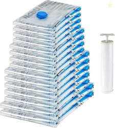 Amazon Basics Vacuum Storage Bags for Clothes, Compression Space Savin