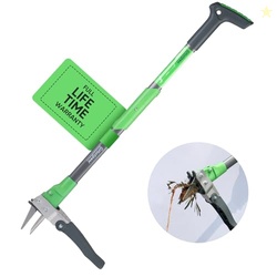 Grootpow WP5 Heavy Duty Weed Puller Tool, Stand Up Dandelion Weeder wi