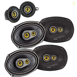 KICKER for Dodge Ram Crew Cab 2012 & up Speaker Bundle- 2-Pairs of CS 