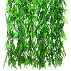 Bird Fiy 50 PCS 376 Feet Artificial Flower Greenery Wicker Rattan Vine
