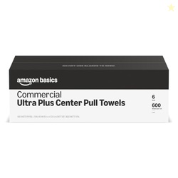 Amazon Basics 2-Ply White Centerpull Paper Towels | Bulk for Business 