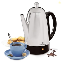 West Bend Electric Percolator Classic Style Coffee Maker with Heat Res