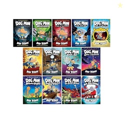 Dog Man Series 1-13 Complete Books Set by Dav Pilkey - Enjoy Epic Adve