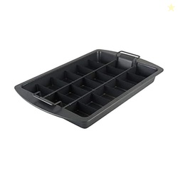 Chicago Metallic Professional Slice Solutions Brownie Pan, 9-Inch-by-1