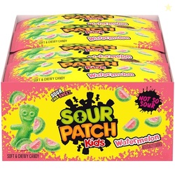 SOUR PATCH KIDS Watermelon Soft & Chewy Gummy Candy, Bulk Candy, 24 - 