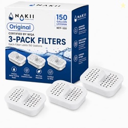 Nakii Genuine Original NFP-100 Replacement Water Filters, Official Nak