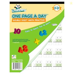 Channie's One Page A Day Double Digit Math Problem Workbook for 1st Gr