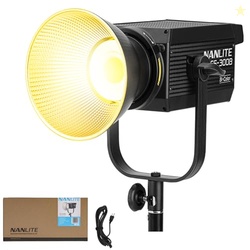 Nanlite FS-300B 350W Bi-Color LED Video Light, 2700K-6500K LED Spotlig