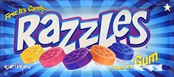 Razzles Original Candy/Gum, Box of 24 1.4-Ounce Bags
