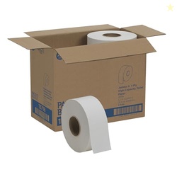 Georgia-Pacific Pacific Blue Basic 1-Ply Jumbo Jr. 9'' Toilet Paper by
