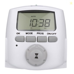 Intermatic DT620 Heavy Duty Indoor Digital Plug-inTimer - Full 7-Day P