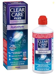 CLEAR CARE PLUS Cleaning & Disinfecting Contact Lens Solution (12 oz, 