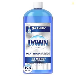 Dawn Dish Soap, Direct Foam Dishwashing Foam, Refill, Fresh Rapids Sce